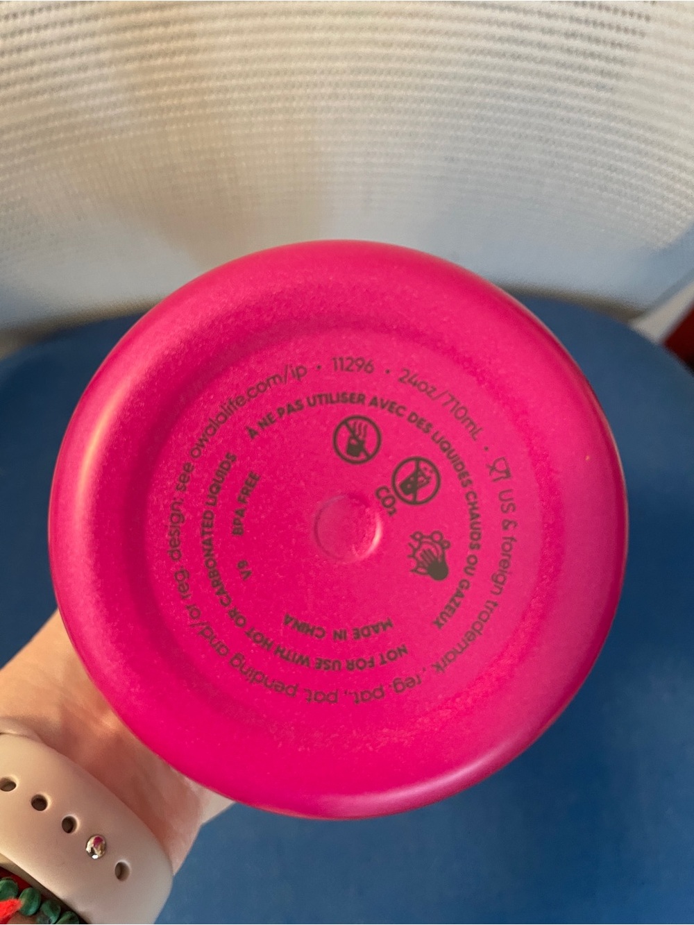 NWT Owala Pink Insulated Water Bottle with Built-In Straw - Picture 3 of 4